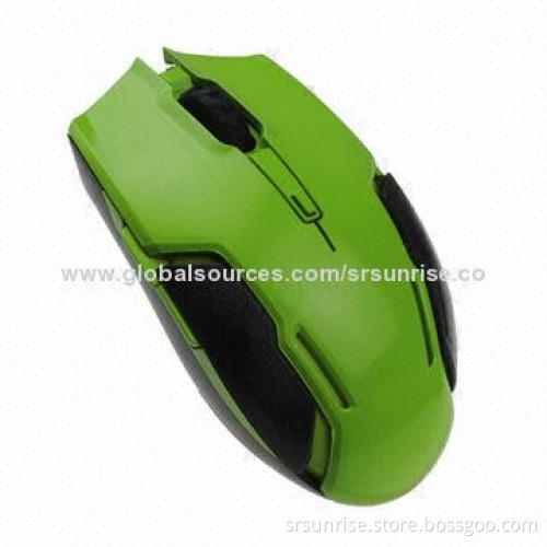 6-key Wireless Mouse, Ergonomic Maneuverability, with 2.4GHz Transmitting Technology